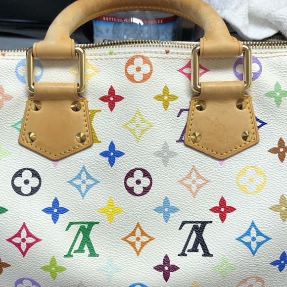 🌸🌸 GORGEOUS 🌸🌸Louis Vuitton Murakami multi color Speedy 30 - Picture 16 of 16